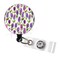 Tulip Badge Holder, Flower Badge Holder, Purple Floral Badge Reel, Watercolor Badge Holder, Watercolor Badge Reel - GG2059 product 1